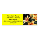 Inspirational Lily Bookmark profile cards by joanspouse Inspirational Lily Bookmark profile cards