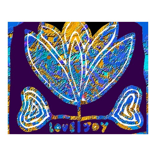 Inspirational Lotus Blue print