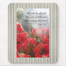 Inspirational Luke 12:7 Mousepad mousepads