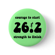 Inspirational marathon pins