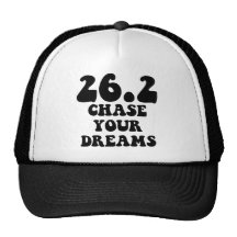 Inspirational marathon hats