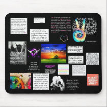 Inspirational Messages Mousepad by donxvito Inspirational Messages Mousepad