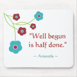 Inspirational Motivational Aristotle Quotation Mouse Pads Inspirational Motivational Aristotle Quotation Mouse Pads