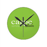 Inspirational Motivational Quote Round Clocks