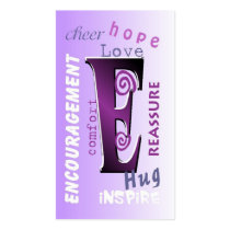 Inspirational Motivational Wallet Size Card business cards