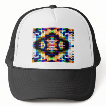 Inspirational Patterns - Rainbow Diamonds V2 Mesh Hat