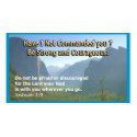 Inspirational Personal Wallet CARDS business cards
