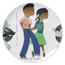 Inspirational plate for kids