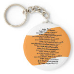 Inspirational Poem Keychain