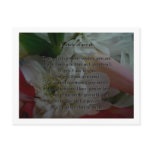 Inspirational Poem Postcards