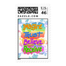 Inspirational Postage - Believe postage by PopArtDiva Inspirational Postage - Believe postage