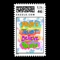 Inspirational Postage - Believe stamps