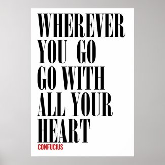 Inspirational poster print