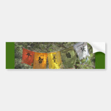 Inspirational Prayer Flags Bumper Stickers