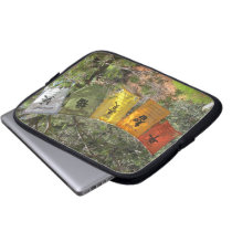 Inspirational Prayer Flags Laptop Computer Sleeve