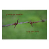 Inspirational quote barbwire photograph motivation