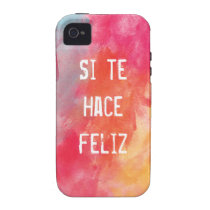 Inspirational Quote Colorful Abstract Watercolor casemate cases