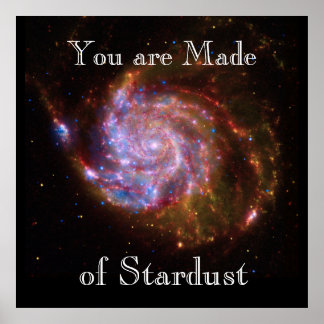 stardust made quote inspirational poster posters