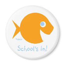 Inspirational School's In! Back To School Fridge magnets by FUNNY_FRIDGE_MAGNETS Inspirational School's In! Back To School Fridge magnets