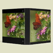 Inspirational Setting Goals 3 Ring Binder