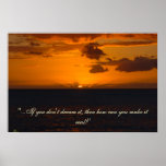 Inspirational Sunset Print