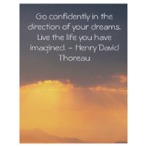 Inspirational Thoreau Quote flyers by spiritcircle Inspirational Thoreau Quote flyers