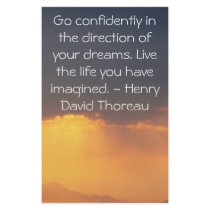 Inspirational Thoreau Quote stationery by spiritcircle Inspirational Thoreau Quote stationery