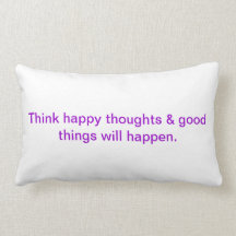 Inspirational throw pillow