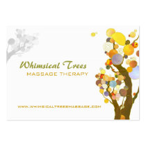 Inspirational Trees Massage Therapy Business Cards business cards