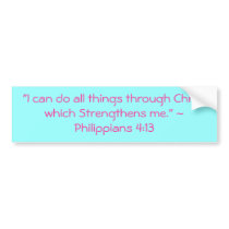 Inspirational Verses bumper stickers by Salvation_66 Inspirational Verses bumper stickers