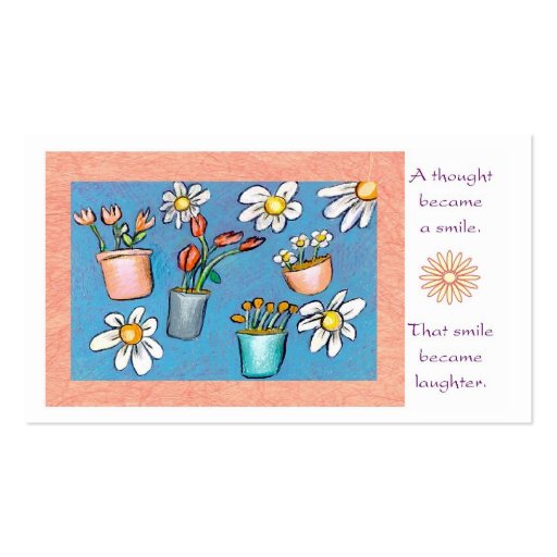 Inspirational Wallet Size Card DoubleSided Standard Business Cards