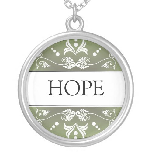 Inspirational Word - HOPE Pendant