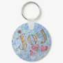 Inspirational Word "Joy" Keychain