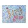 Inspirational Word "Joy" Postcard