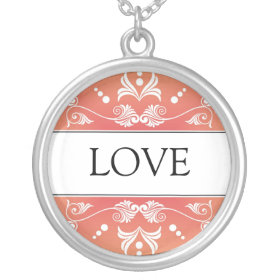 Inspirational Word - LOVE Pendant necklace