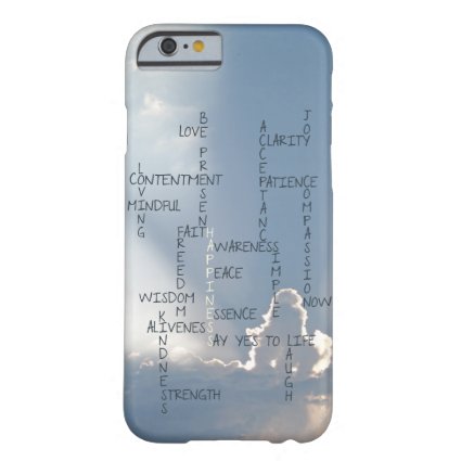 Inspirational Words to Live by for Happiness Barely There iPhone 6 Case