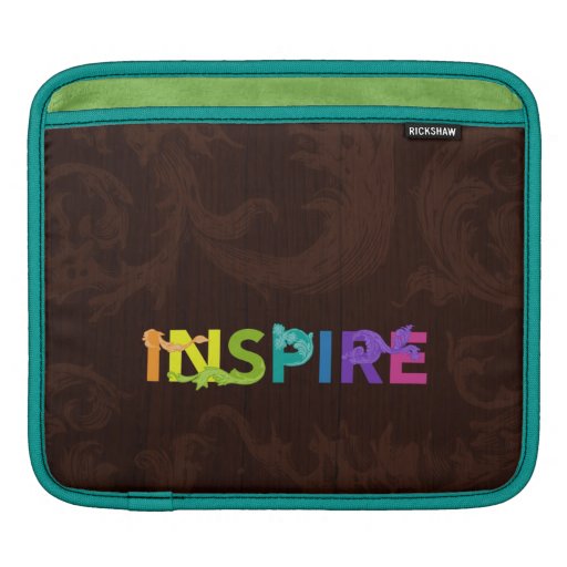 "Inspire" Colorful iPad Case iPad Sleeve