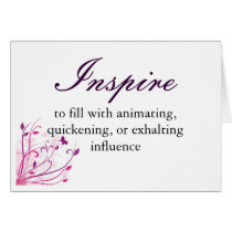 Inspire Definition Card cards
