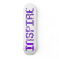 Inspire - Purple Custom Skate Board