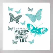 Inspired Butterflies Life Print