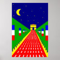 Inspired by Champs Elysees and Parisian Sunset posters