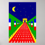 Inspired by Champs Elysees and Parisian Sunset Print
