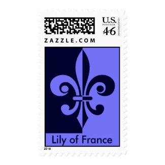 Inspired by Lily of France (Fleur-de-Lis) stamp