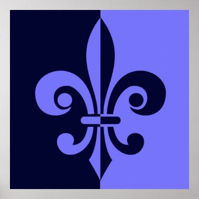 Inspired by Lily of France (Fleur-de-Lis) Posters by lonvig