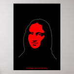 Inspired by Mona Lisa, Hommage à Léonardo da Vincy Print