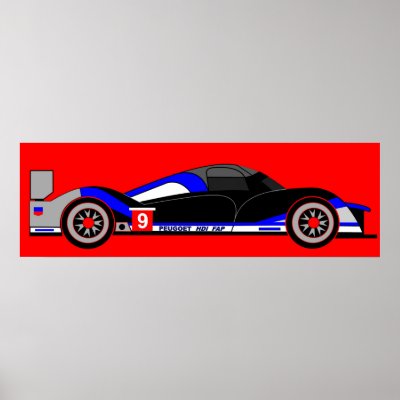Inspired by Peugeot 908 HDi FAP Print by lonvig