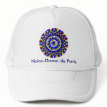 Inspired by South Rose Window, Notre-Dame de Paris Mesh Hat