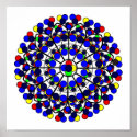 Inspired by South Rose Window, Notre-Dame de Paris posters