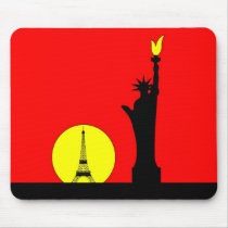 Inspired by Statue de la Liberté Mouse Pads