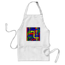 Inspired by the Centre Georges Pompidou Apron